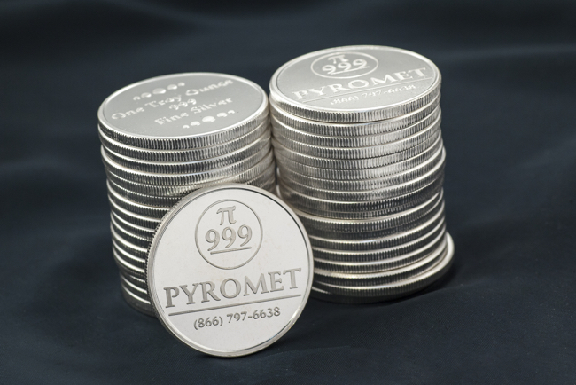 Pyromet Silver Manufacturers Silver Rounds Coins Coin Blanks